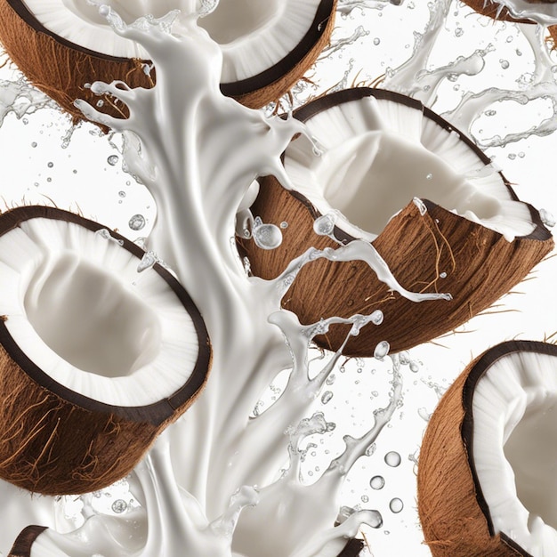 coconut milk splash