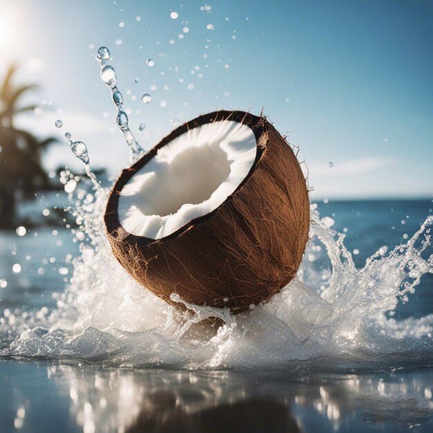 coconut milk splash