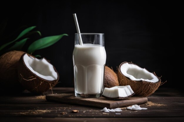 Coconut milkshake Generate Ai