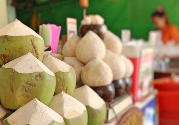 Coconut at street food