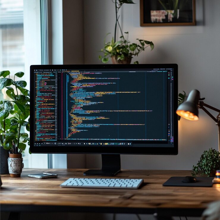 Photo a code editor with multiple programming languages like python java and javascript displayed in a