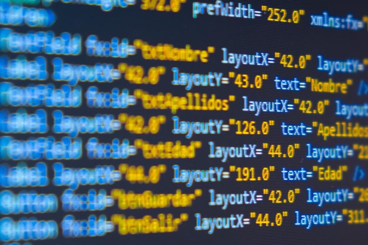 Photo code redactor ide with open javascript project using react