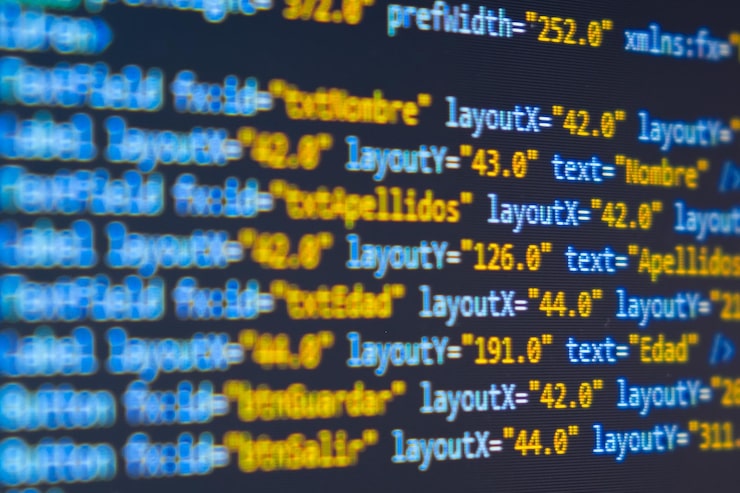 Photo code redactor ide with open javascript project using react