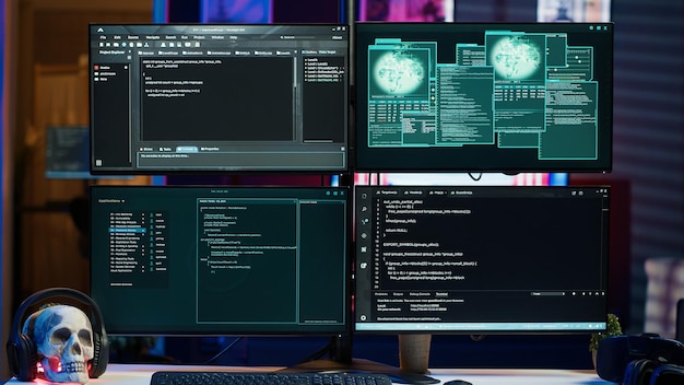 Code running on monitors in empty apartment used by hacker stealing state secrets