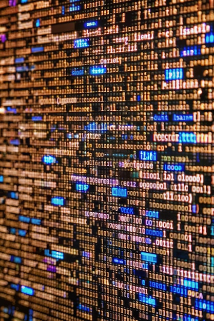 Codering programmering broncode scherm Programmering code abstract scherm software ontwikkelaar Computer scrip