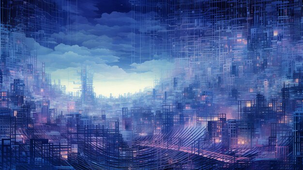 CodeWoven Dreamscape Cryptic Language of a Futuristic World