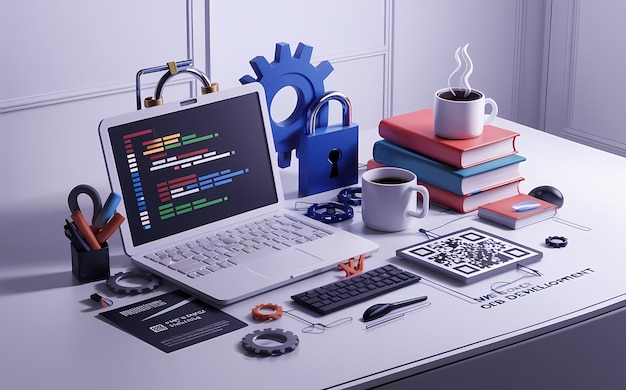 3Dプログラミング デスクトップコンピューター スクリーン 開発プロジェクト