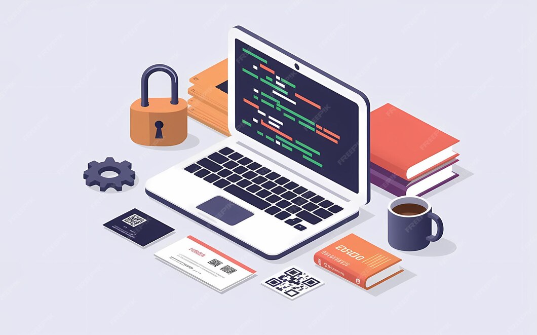 Premium Photo | Coding Universe 3D Programming Desktop Computer Screen ...