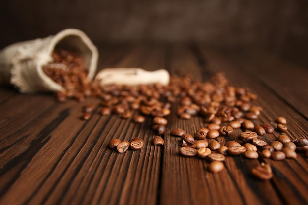 A coffee bean bag