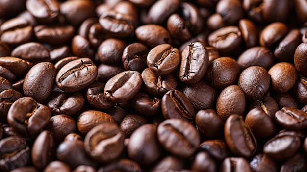 コーヒー豆の質感パターン 飲み物の山 バナー背景デザイン