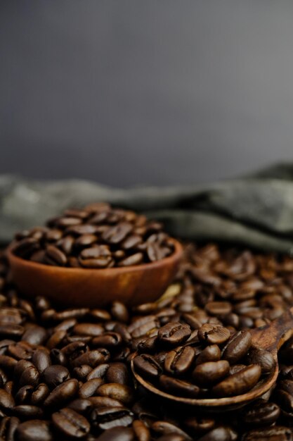 coffee beans after the roasting process