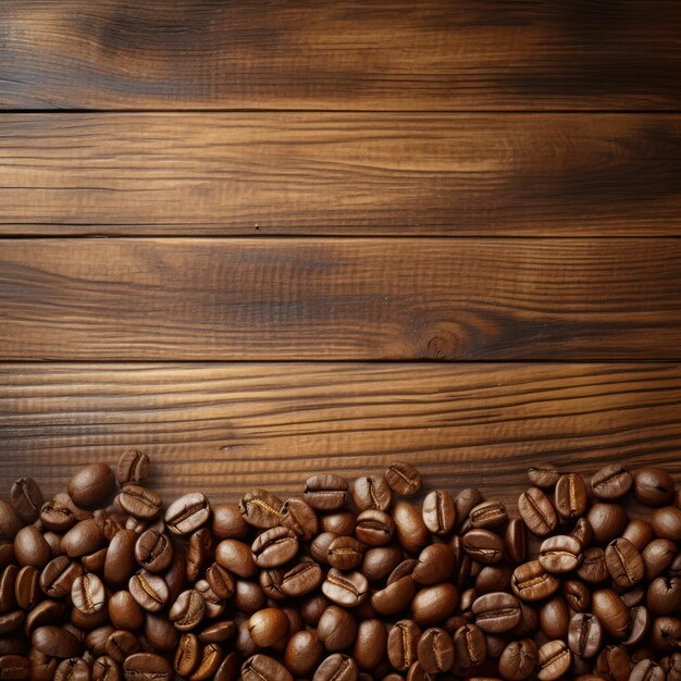 写真 コピースペースを備えたコーヒー豆の背景