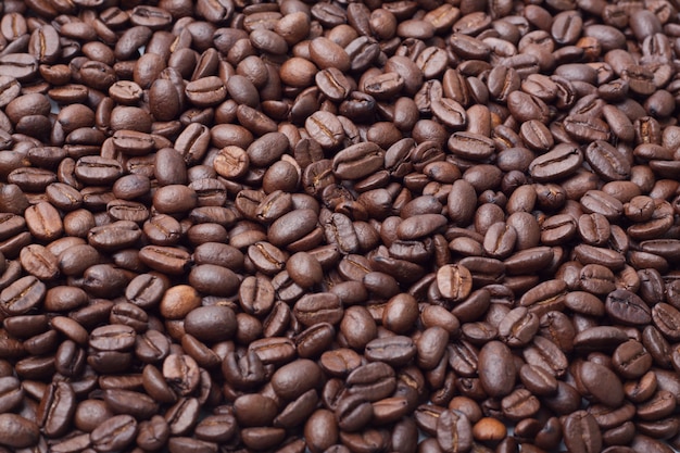 Coffee beans background