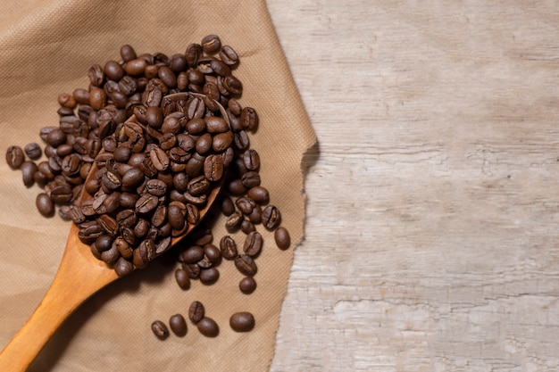 Coffee beans background