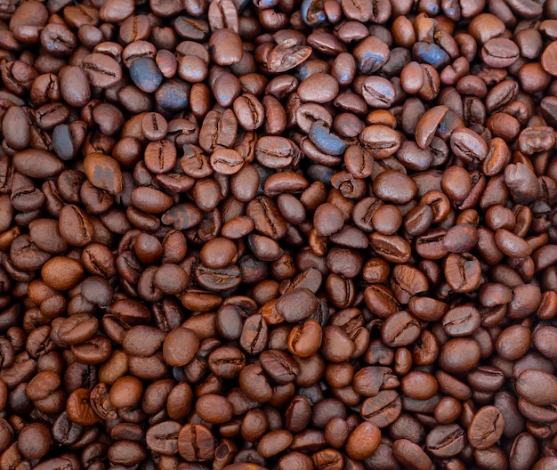 写真 コーヒー豆の背景