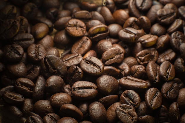 Coffee beans background