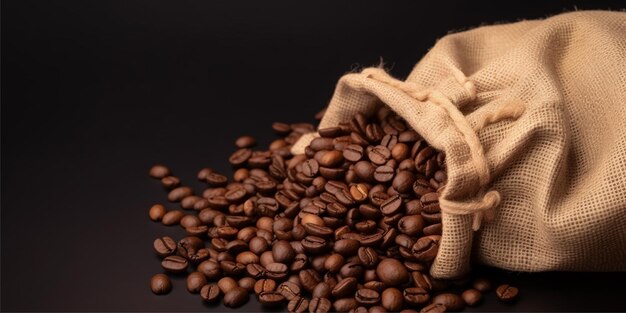 Coffee beans background