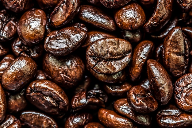 Photo coffee beans.before grinding.