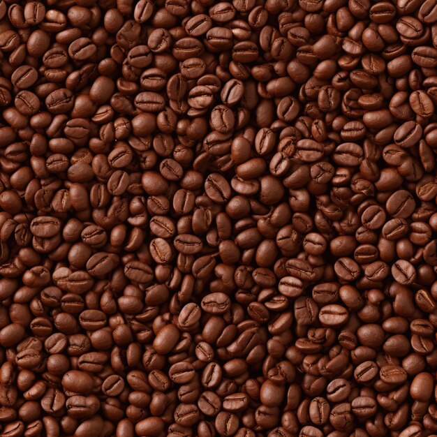 Photo coffee beans caffeine energizing pixel pattern