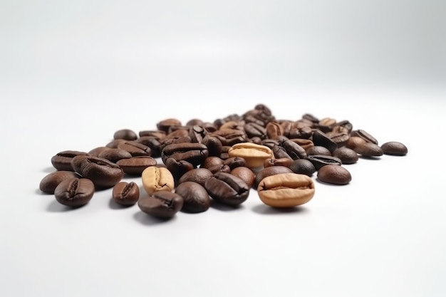 Photo coffee beans generate ai