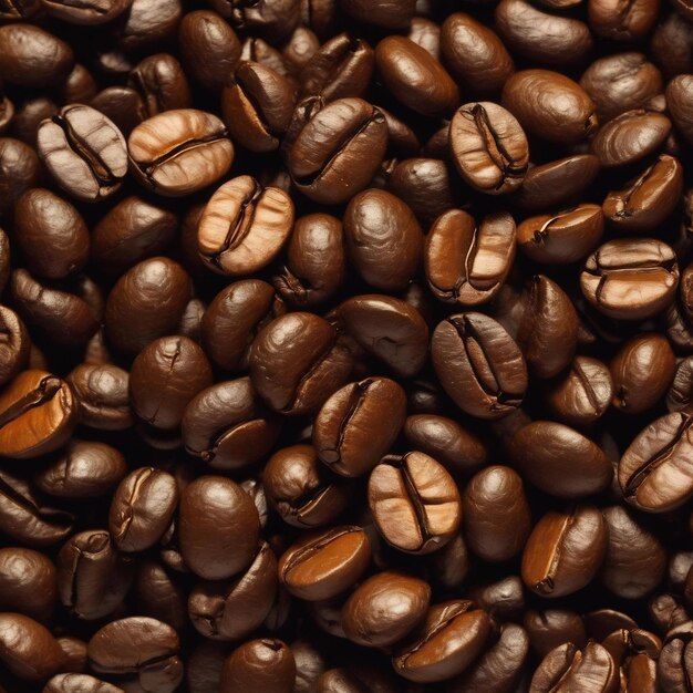 Coffee beans on grunge background
