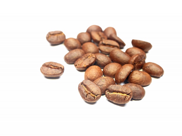 Coffee beans. isolated on a white background