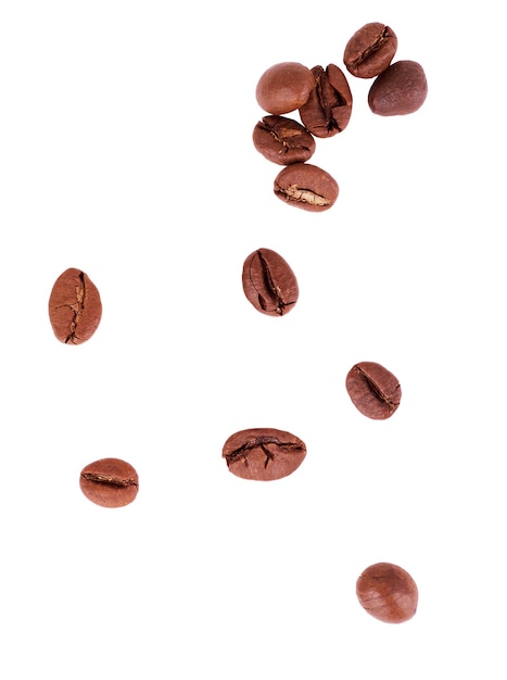 Coffee beans. Isolated on white background