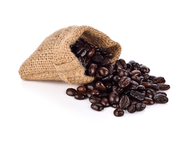 Coffee beans isolated