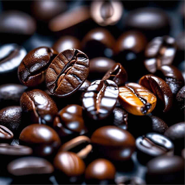 Coffee beans natural image illustration