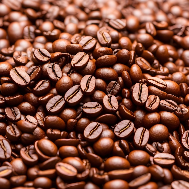 Photo coffee beans pattern