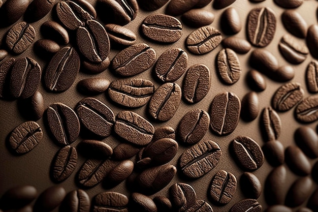 Coffee beans pattern