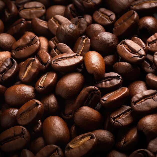 Coffee beans texture background