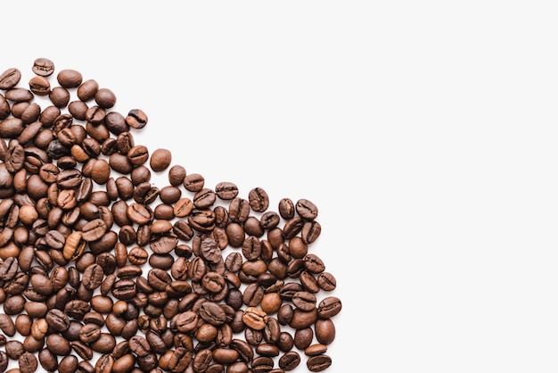 Photo coffee beans on a white background coffee beans