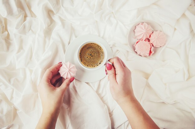 Coffee in bed