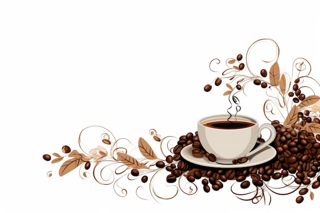 Foto coffee border clipart artistic 32 design