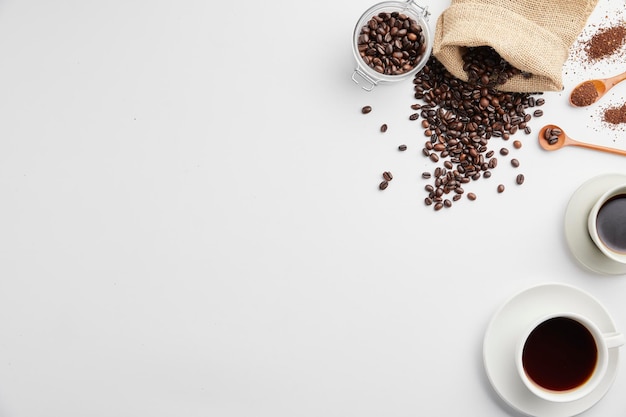 Coffee brewed from freshly roasted beans