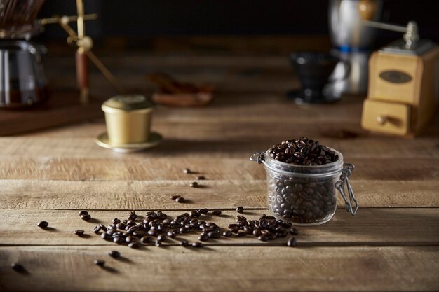 Coffee brewed from freshly roasted beans