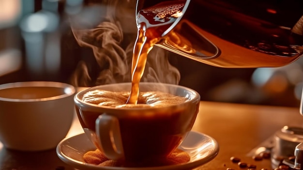 Coffee brewing generative AI