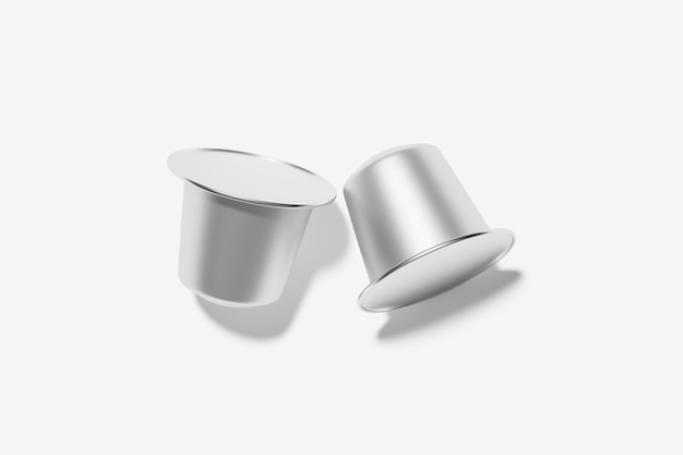 Coffee capsules for background 3D Render