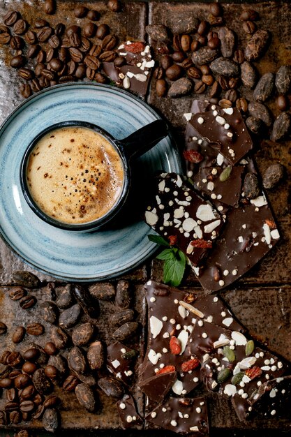 コーヒーとチョコレート