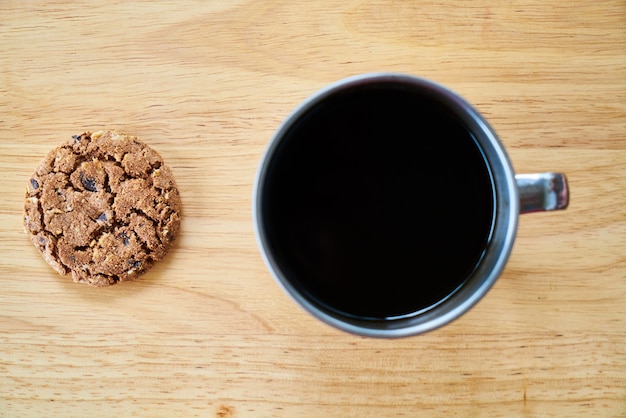 コーヒーとクッキー