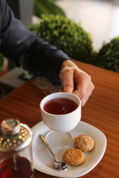 coffee and cookies