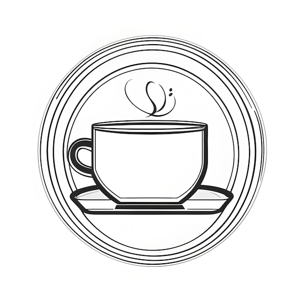 Foto tazza di caffè icona