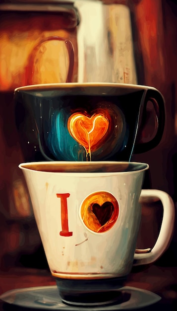 Coffee cup illustration coffee illustration