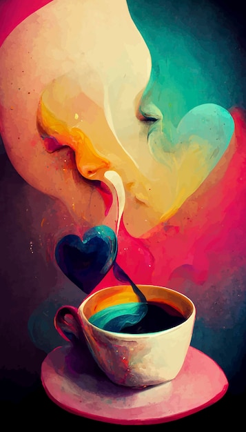 Кофейная чашка Иллюстрация Кофейная иллюстрация