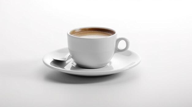 Coffee Cup isolated on white background Generative ai