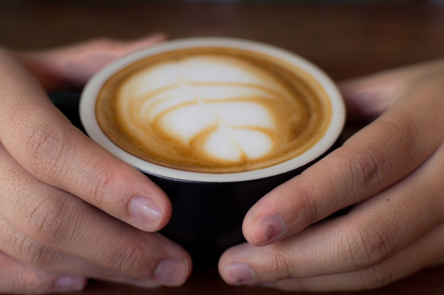 Кофейная чашка latte art