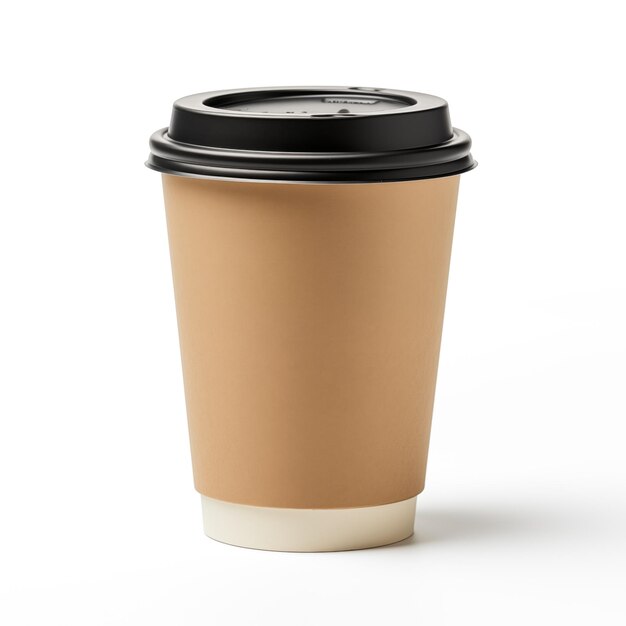 写真 明るい背景のコーヒーカップモックアップ