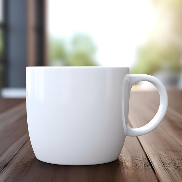 Foto una tazza di caffè sullo sfondo affascinante