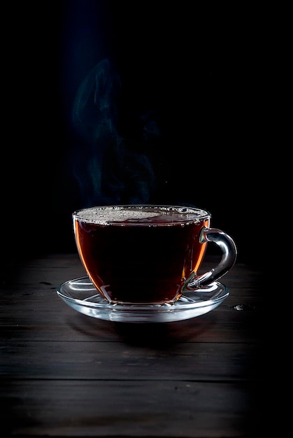 Coffee cup on table